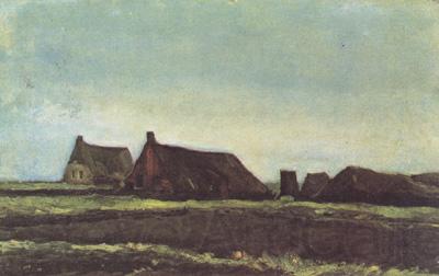 Vincent Van Gogh Farmhouses (nn04) France oil painting art